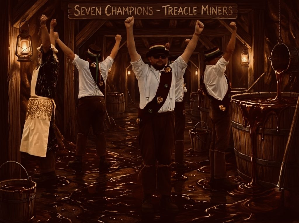 Seven Champions in the treacle mine